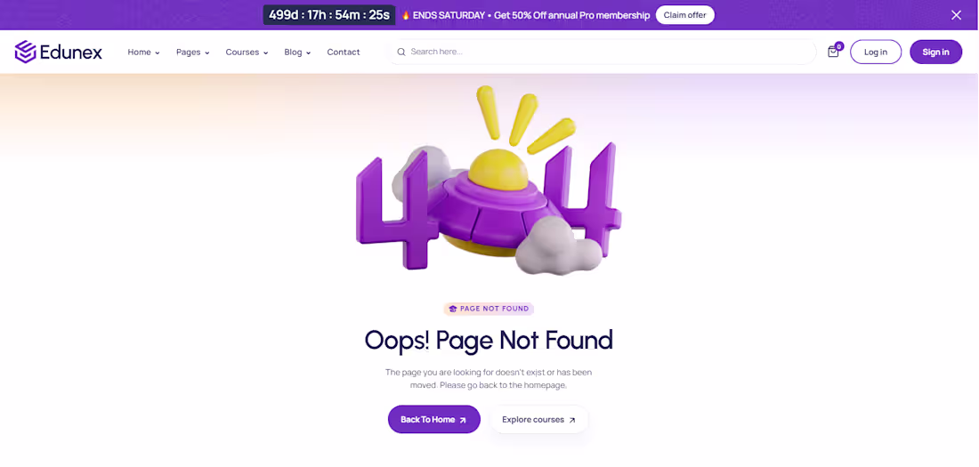Cover image for A 404 error page is