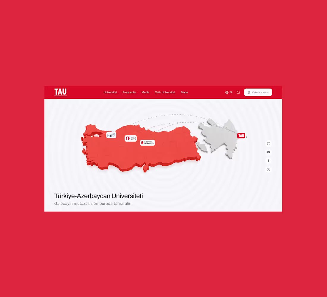 Cover image for Turkey-Azerbaijan University — Official Website