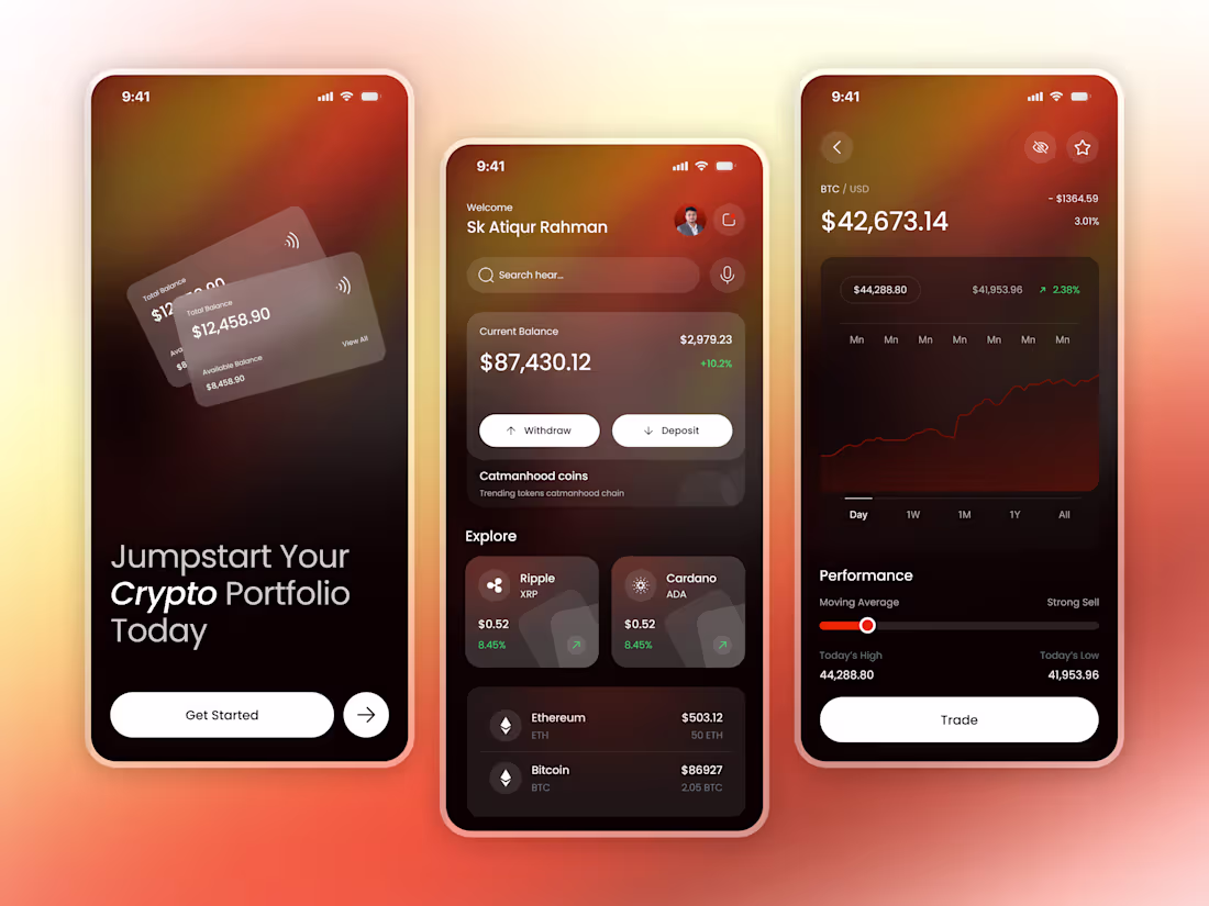 Cover image for Crypto Wallet App
Overview
crypto wallet app