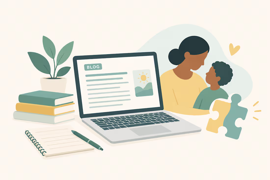 Cover image for Blog Article on Autism, Child Development & Early Learning