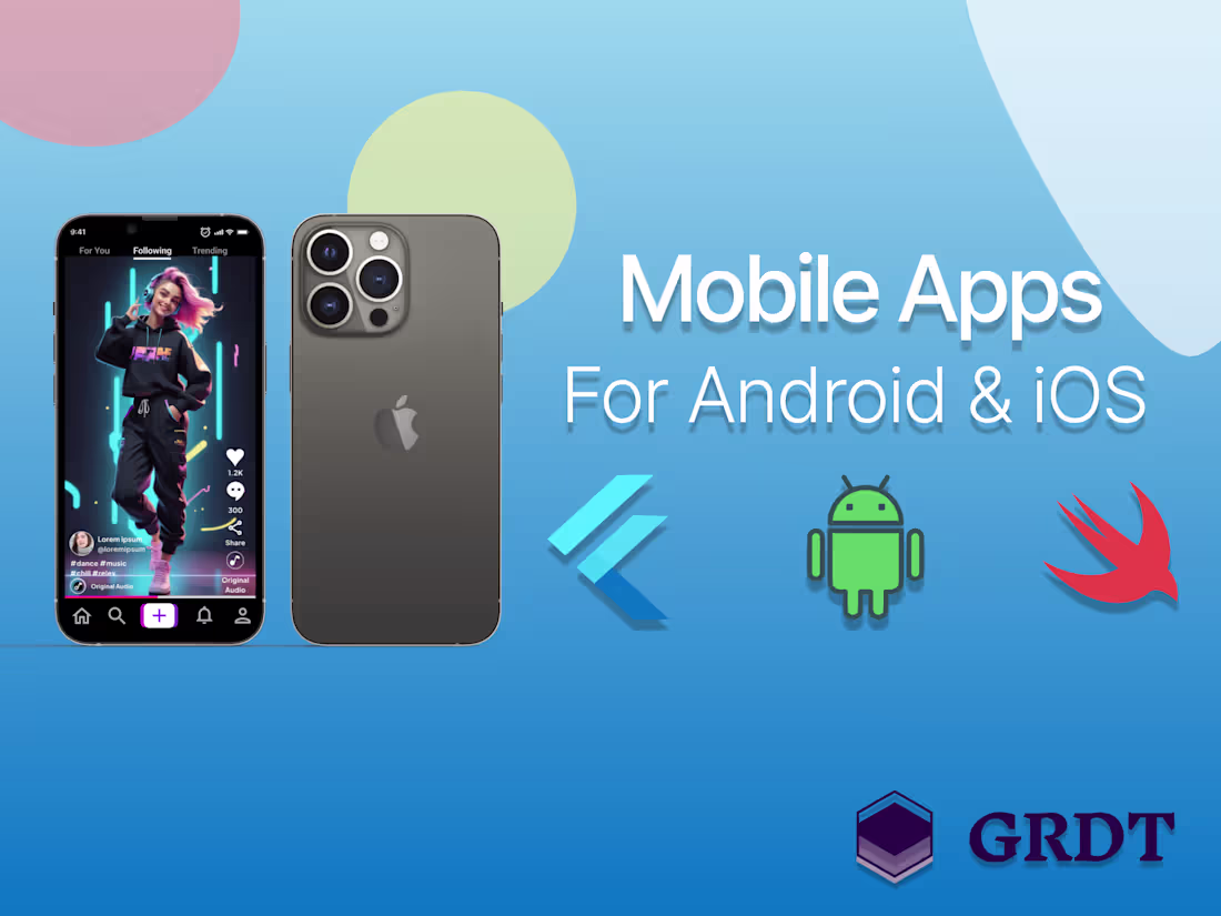 Cover image for Mobile App Development (Flutter / Android / iOS)