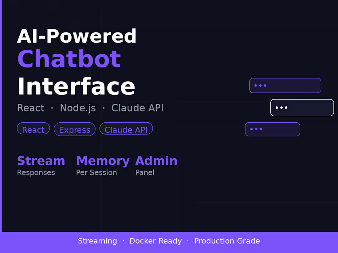 Cover image for AI-Powered Chatbot Interface