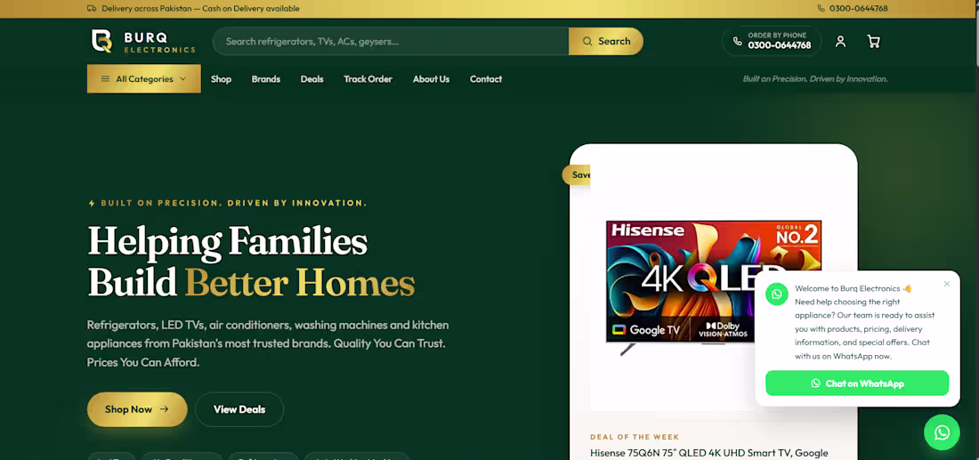Cover image for Built a product-focused retail website