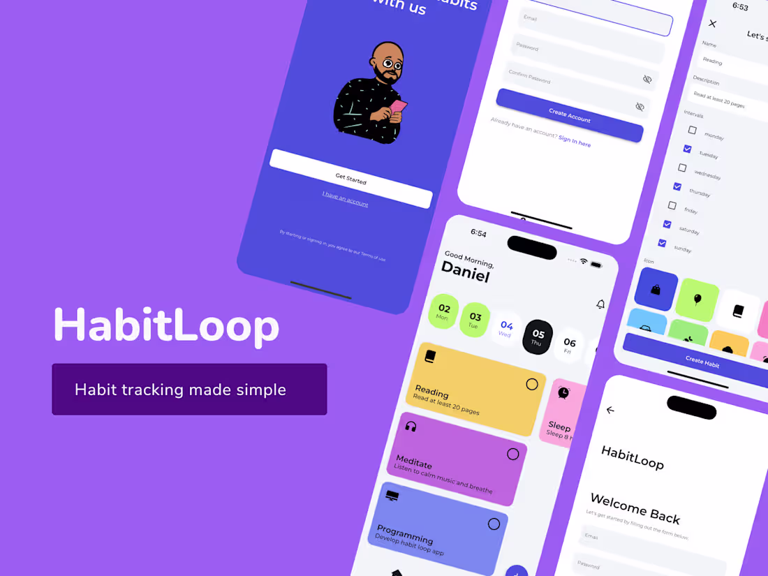 Cover image for HabitLoop: Habit tracking made simple