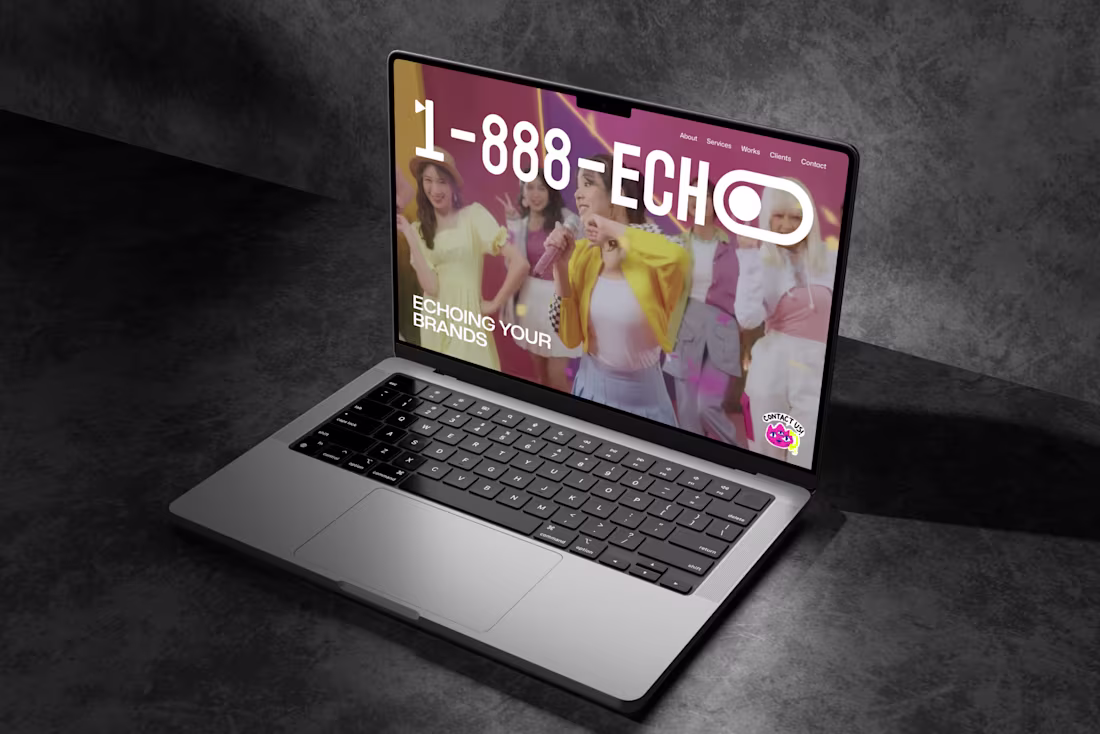 Cover image for 1-888-ECHO - Agency Landing Page
