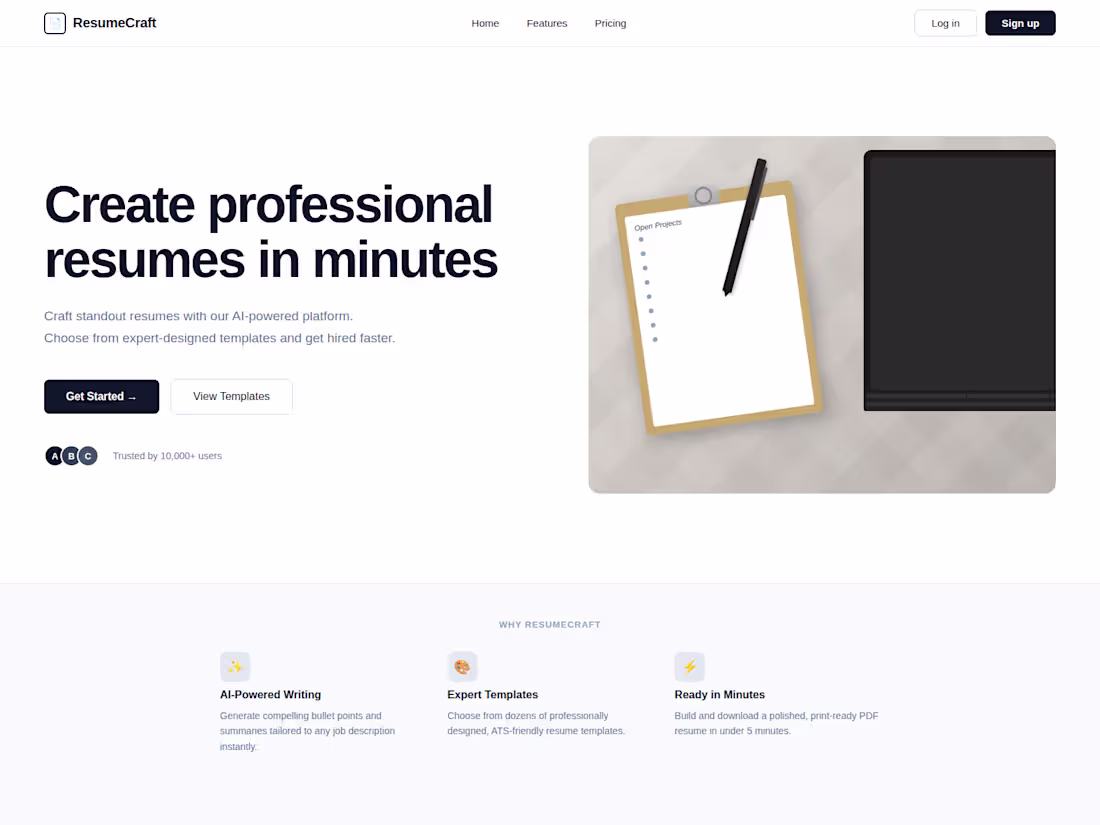 Cover image for Resume builder