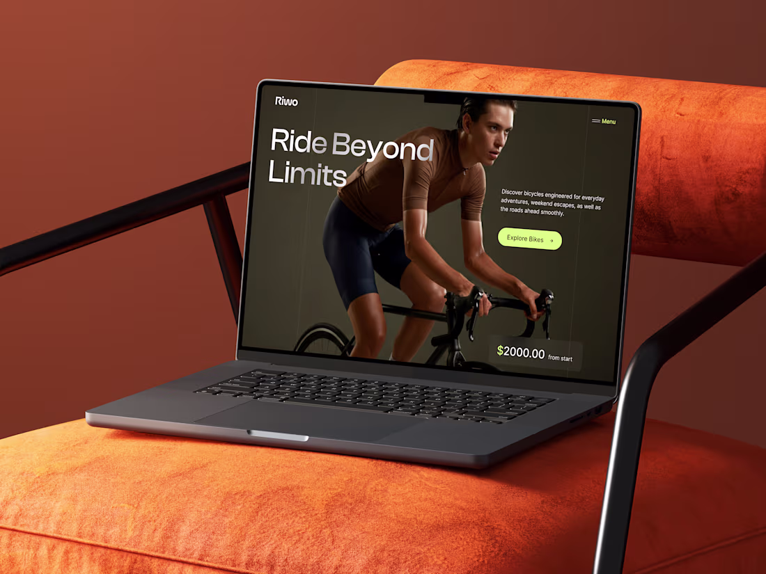 Cover image for Riwo: Bicycle Brand Landing Page