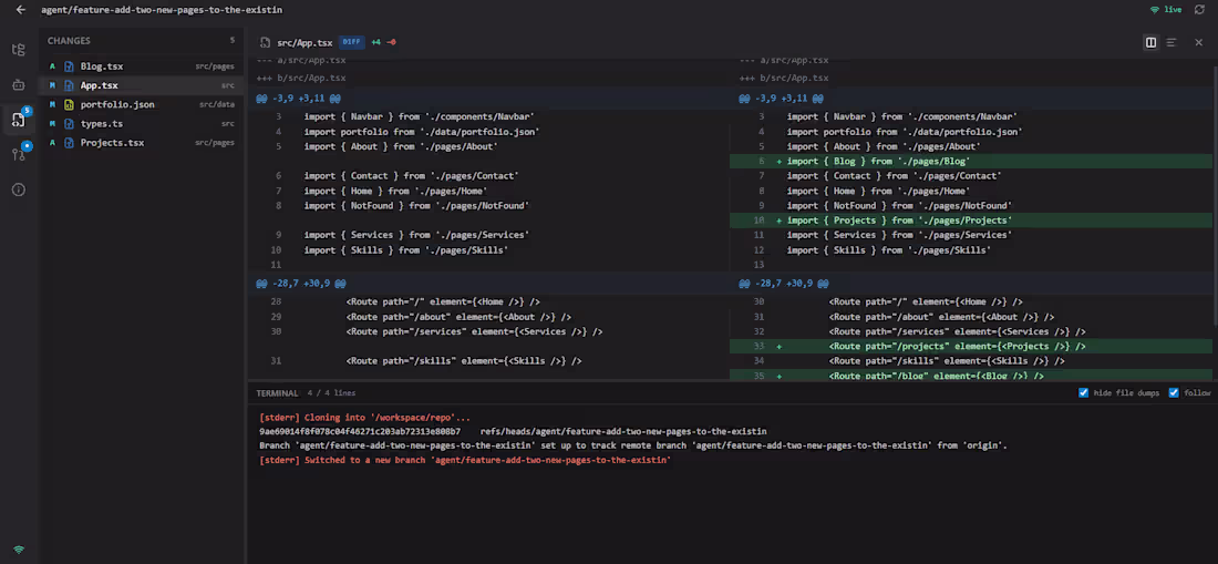 Cover image for Built a self-hosted AI coding