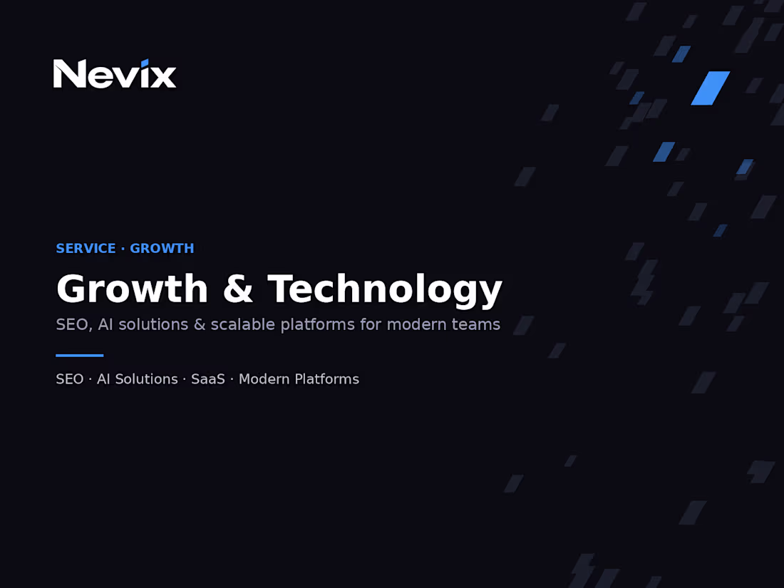 Cover image for Growth & Technology