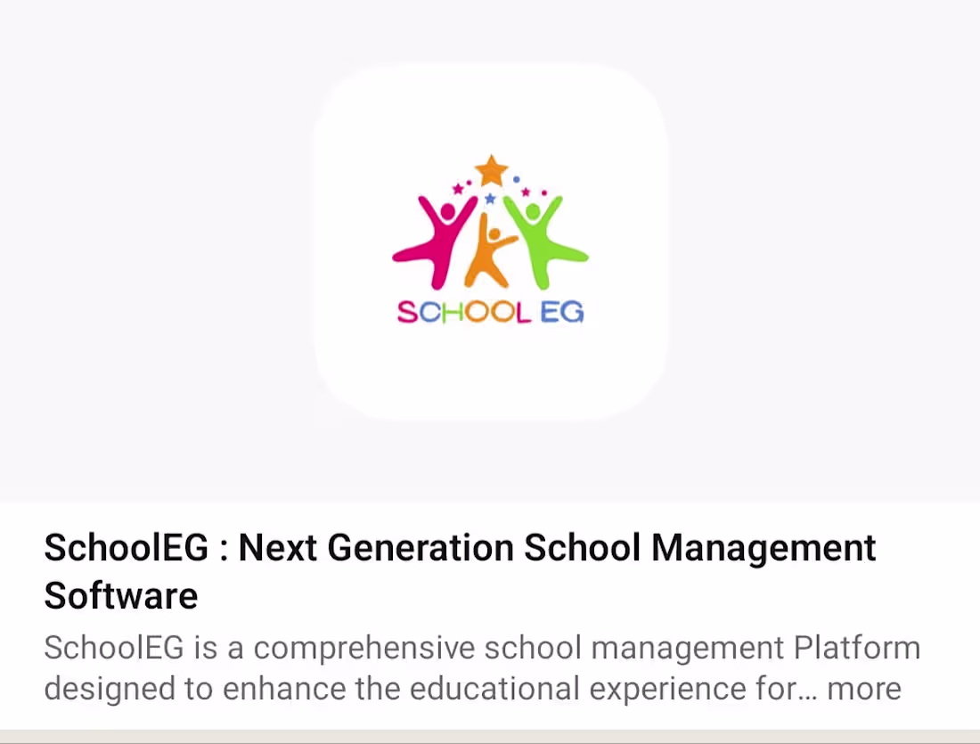 Cover image for School Management Application
Created a school