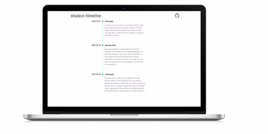 Cover image for Shadcn Timeline Component Development