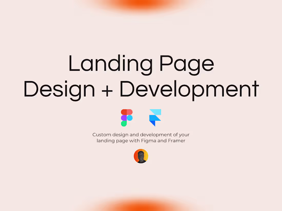 Cover image for Landing Page(Design + Development)