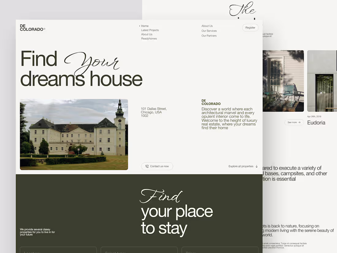 Cover image for De Colorado - Real Estate Agency