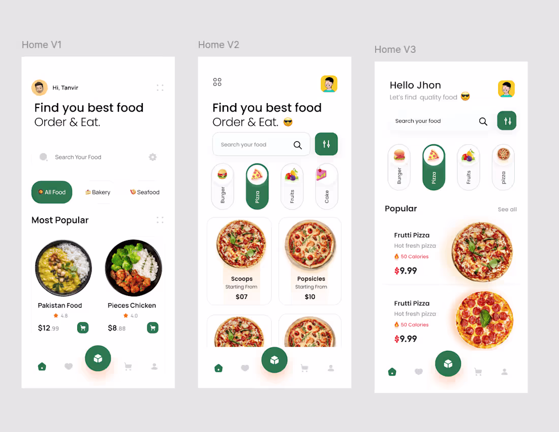 Cover image for Food Application Explorations 