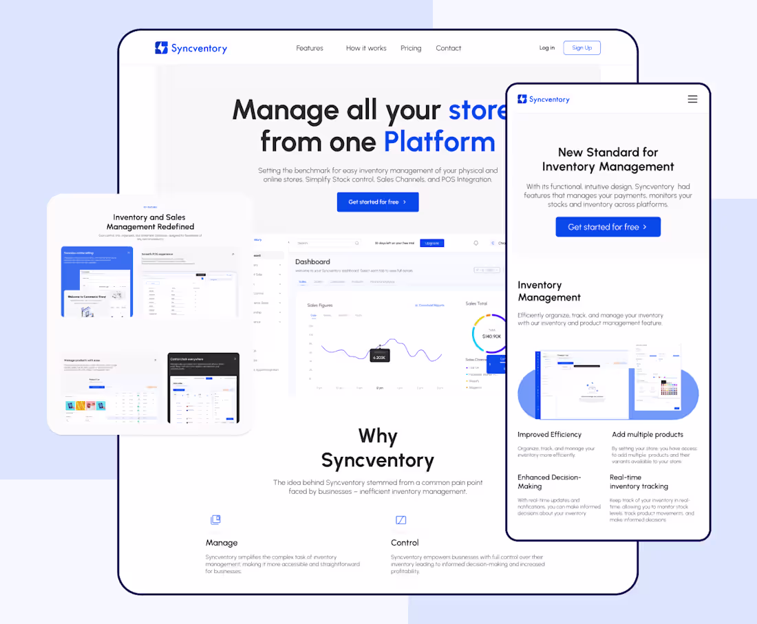 Cover image for Syncventory: ERP Platform Design