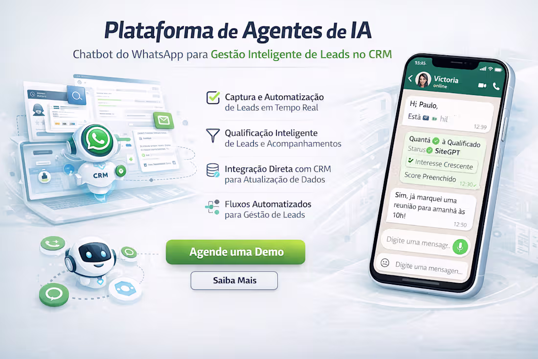 Cover image for AI Agent Platform with WhatsApp Chatbot for CRM Lead Management