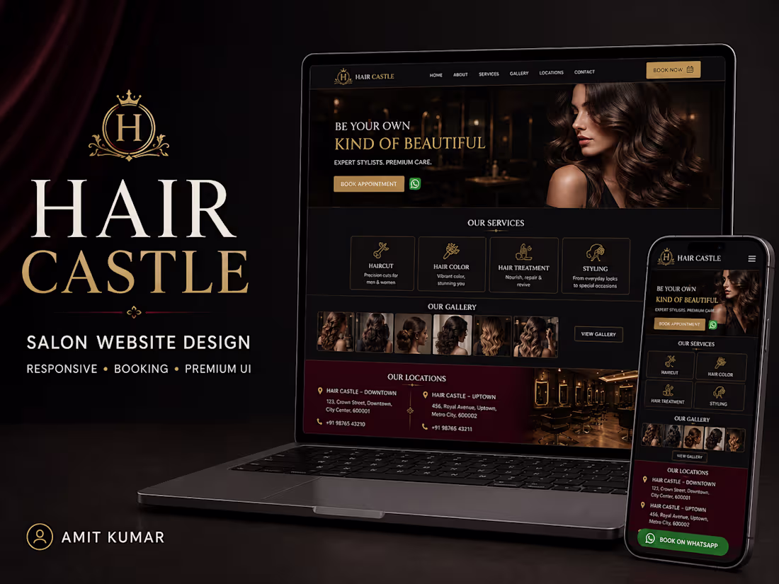 Cover image for Designed and developed a premium,