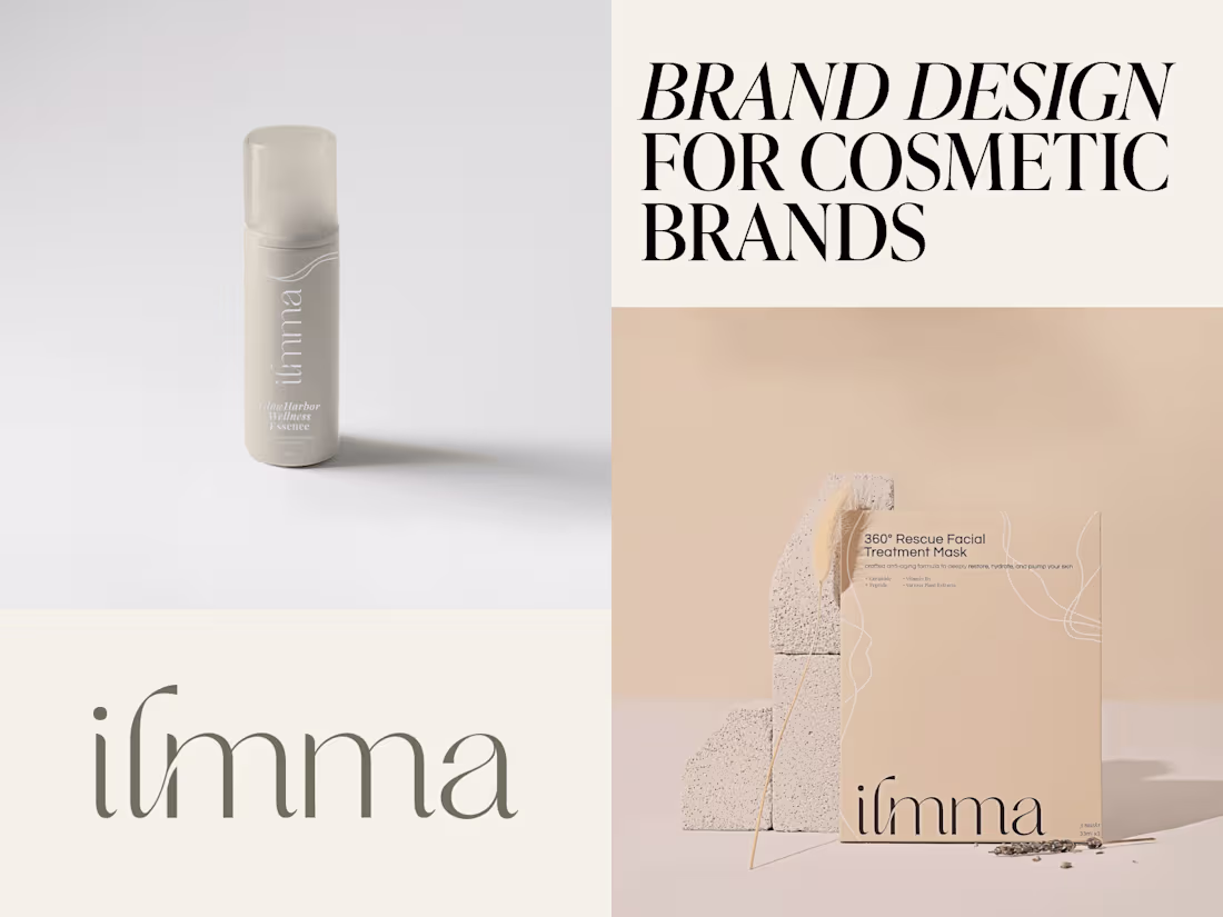 Cover image for Custom Brand Identity for your cosmetic brand