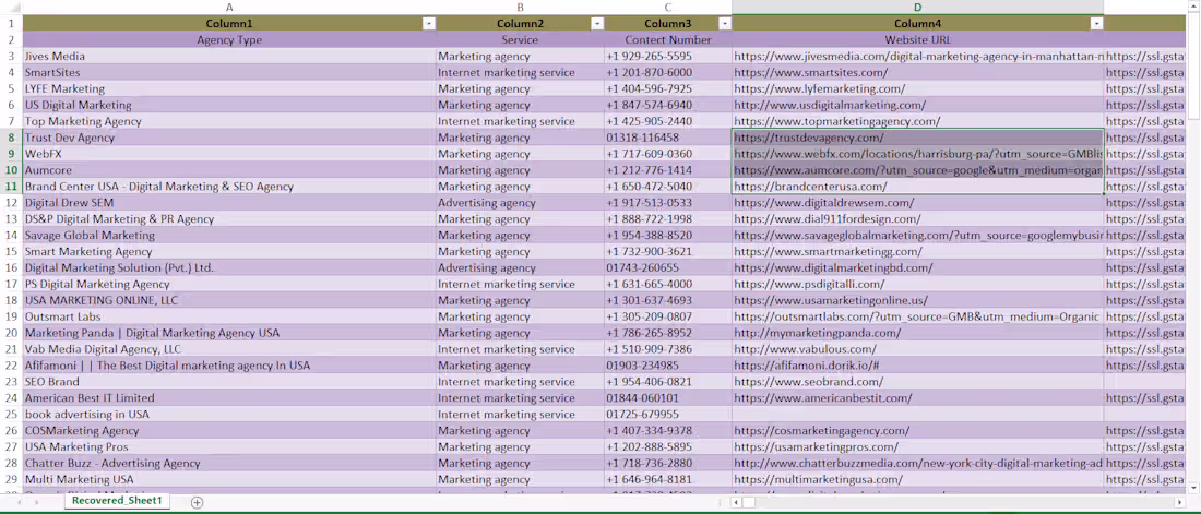Cover image for Comprehensive Database of Marketing