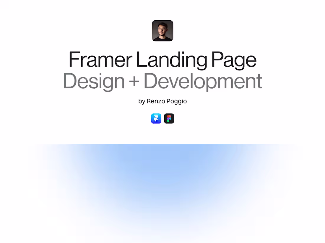 Cover image for Framer Landing Page Design & Development