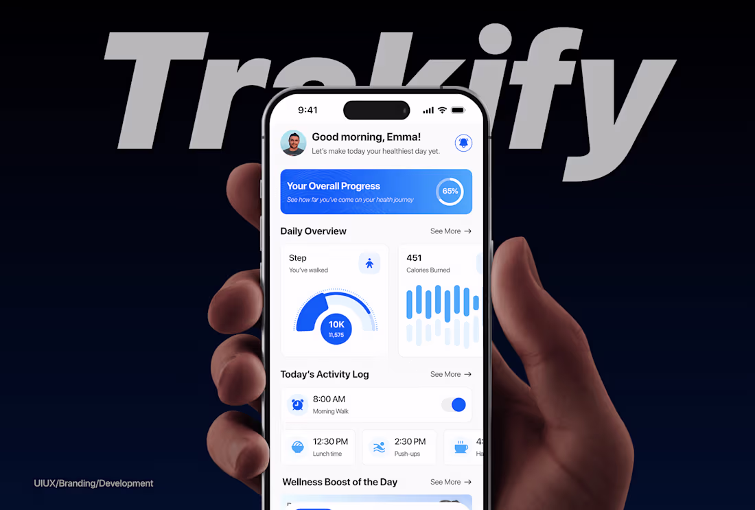 Cover image for Fitness Tracker Mobile App Design