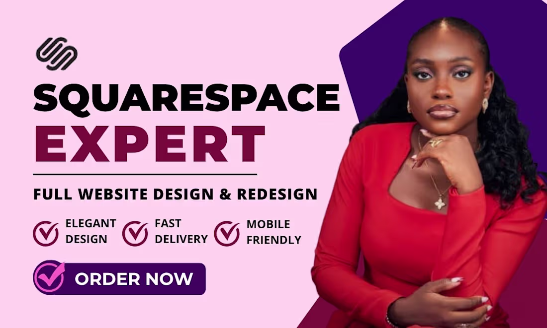 Cover image for SQUARESPACE WEBSITE REDESIGN DESIGN EDIT