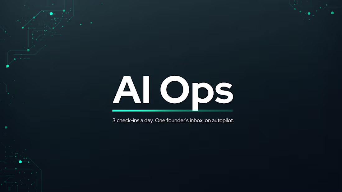Cover image for Running My Apparel Brand on AI Ops