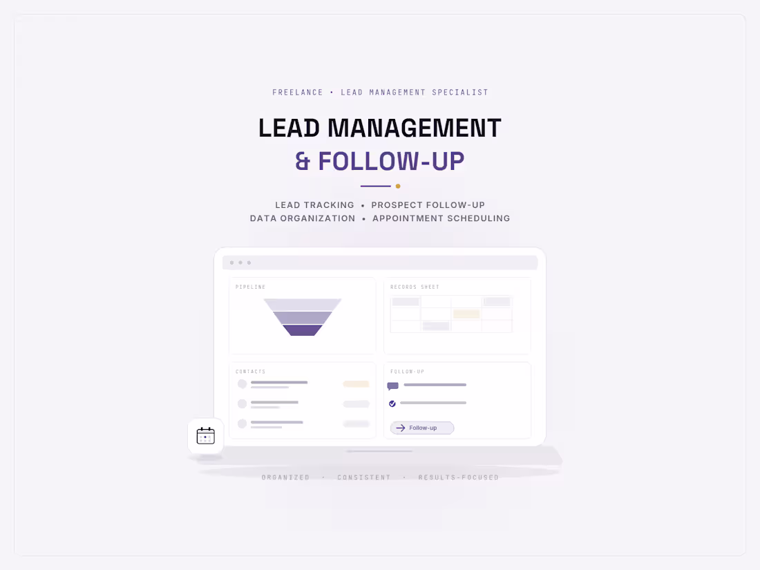 Cover image for Lead Management & Follow-up