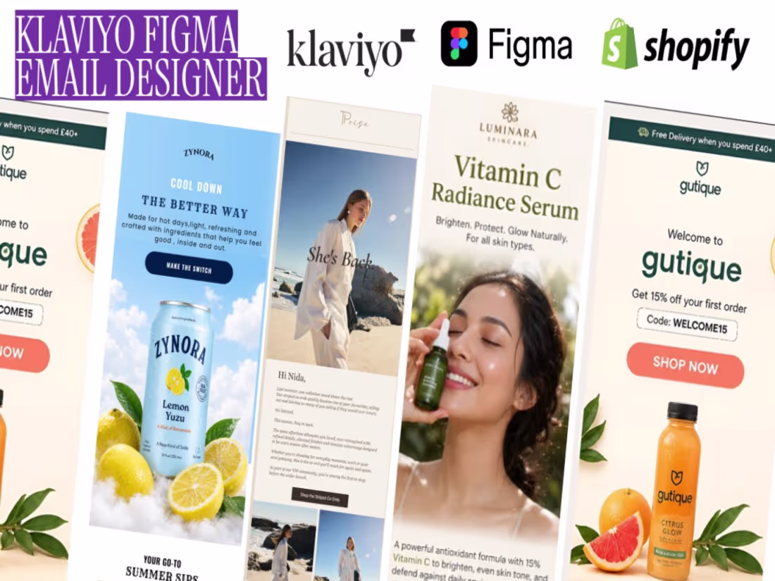Cover image for Figma Email Design & Klaviyo Setup