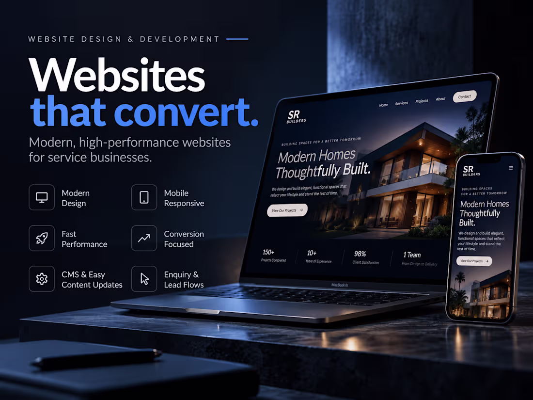 Cover image for High-End Website Design & Development