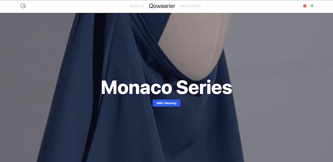 Cover image for Landung Page Qowaarier