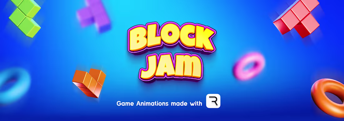 Cover image for Color Block Jam - Game Animations (Rive)