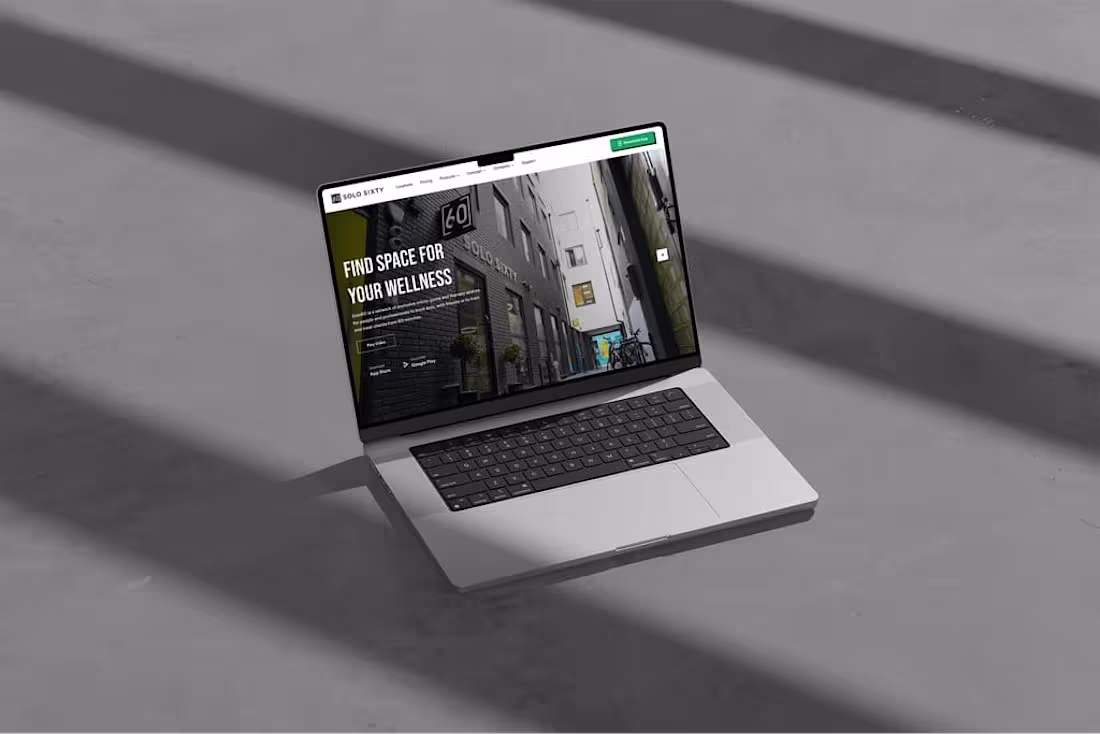 Cover image for UX/UI Design - Solo60 Webflow Website