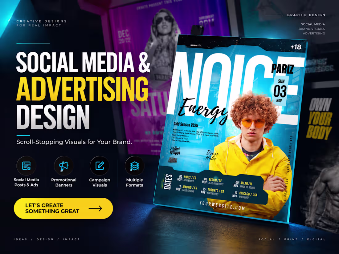Cover image for Social Media & Advertising Design