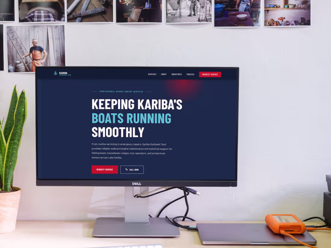 Cover image for Responsive Website Design for Kariba Outboard Tech