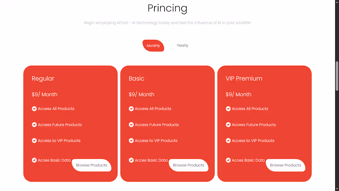 Cover image for Developed a modern, fully responsive website showcasing AI t...