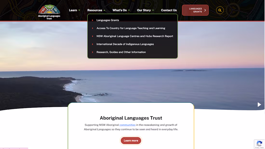 Cover image for Aboriginal Language Trust