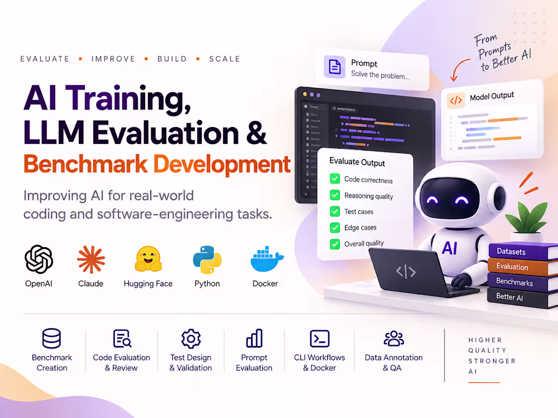 Cover image for AI Evaluation & LLM Benchmarking