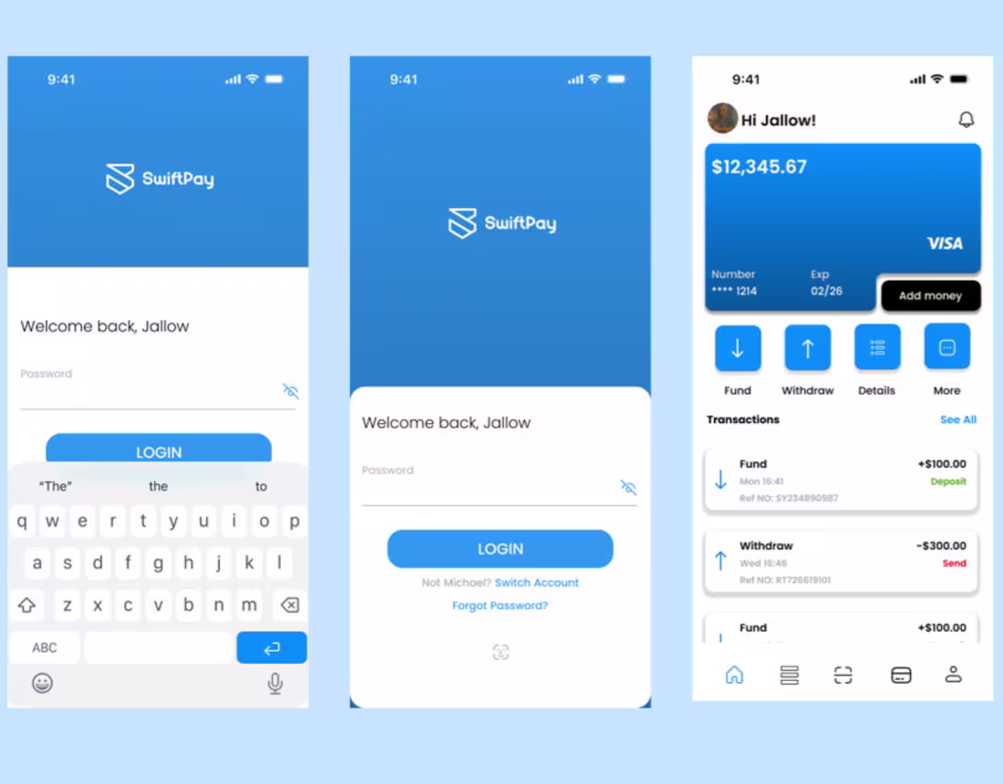 Cover image for SwiftPay-A Personal Finance & Money Transfer App