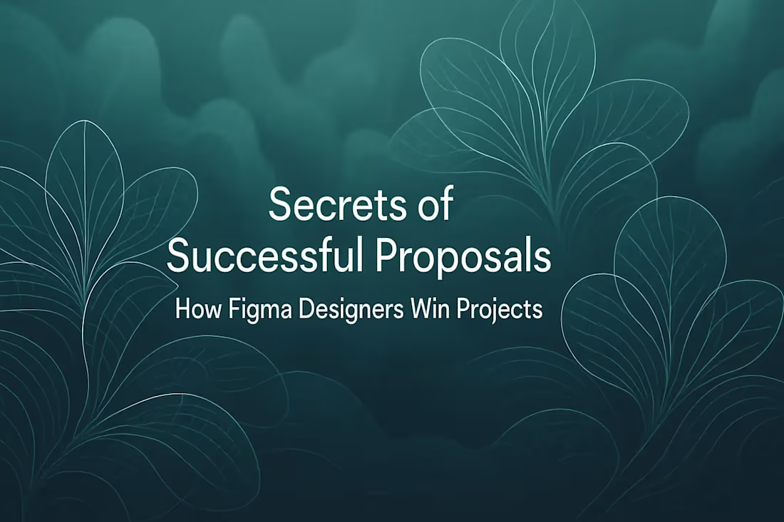 Cover image for Secrets of Successful Proposals: How Figma Designers Win Projects
