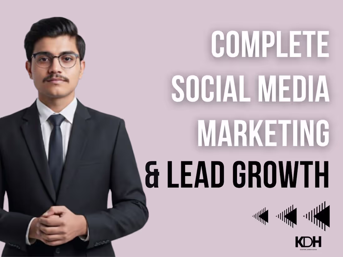 Cover image for Complete Social Media Marketing & Lead Growth
