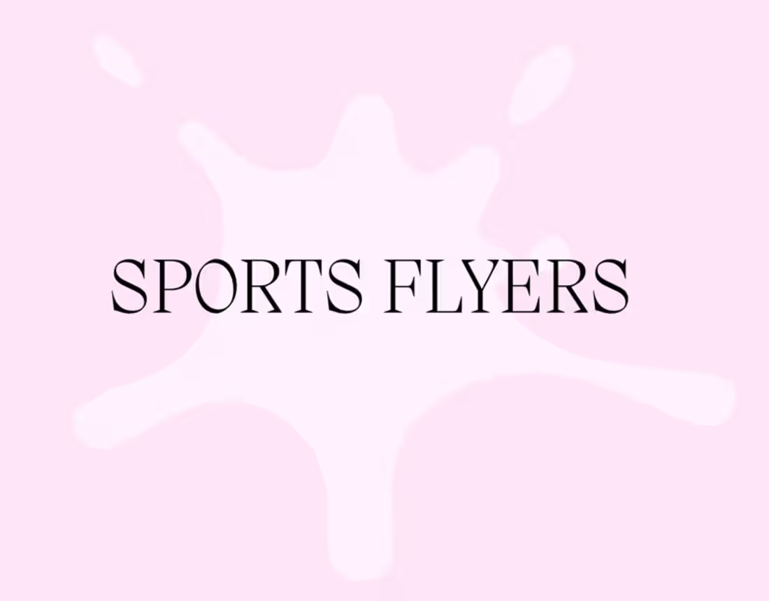Cover image for Sports Flyers