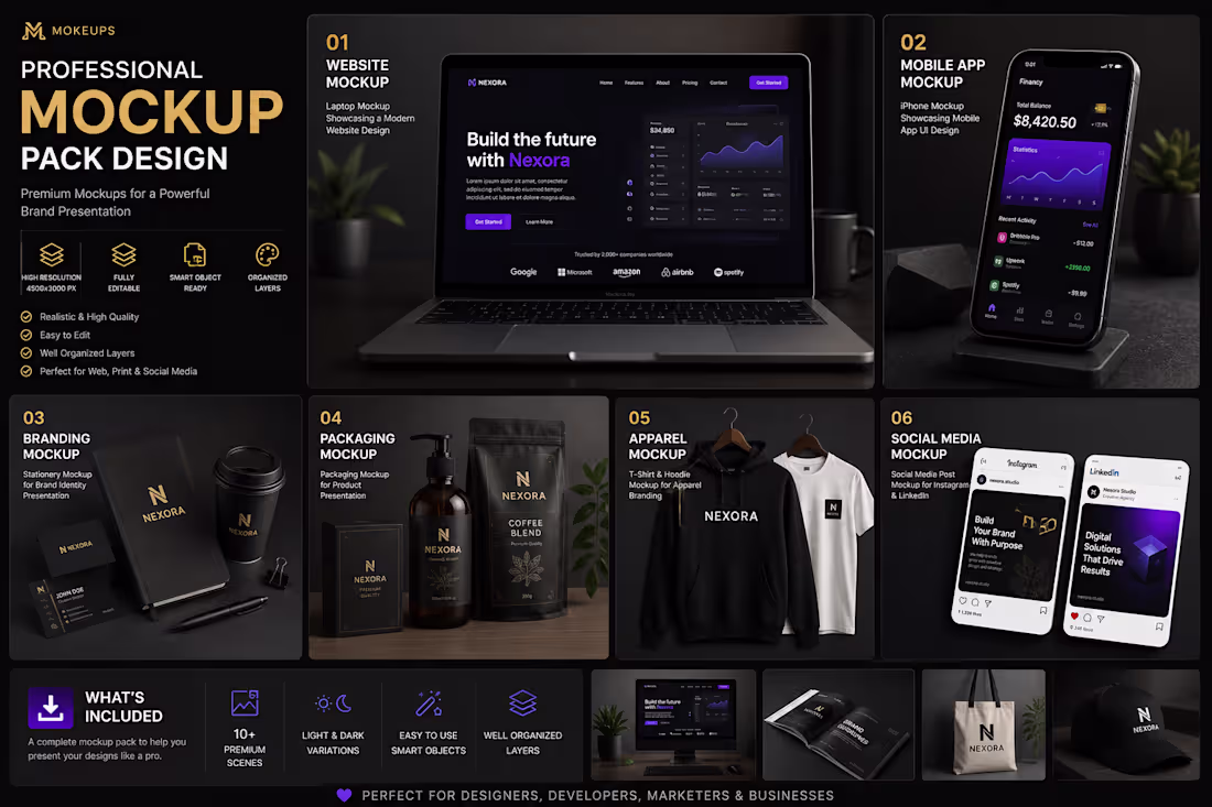 Cover image for I create premium mockup packs