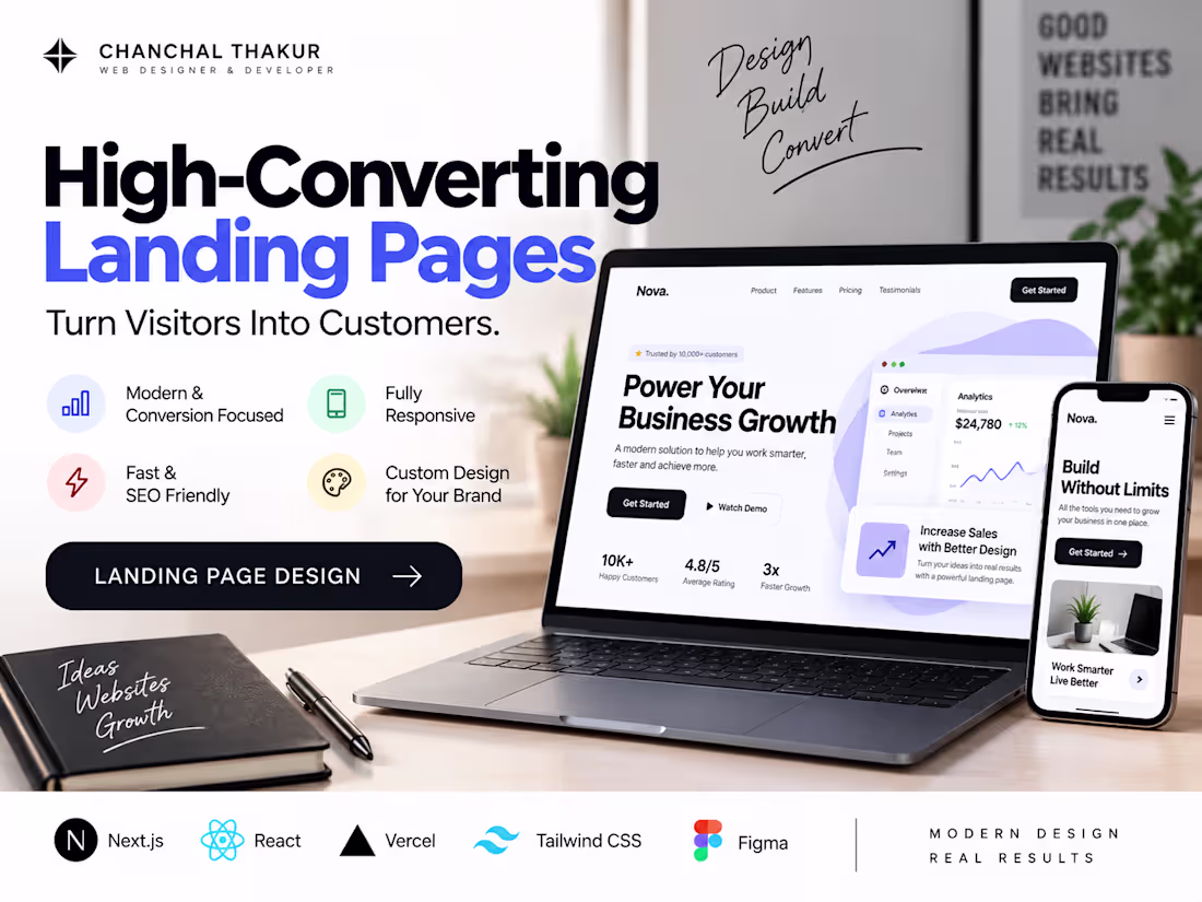 Cover image for High-Converting Landing Page Design