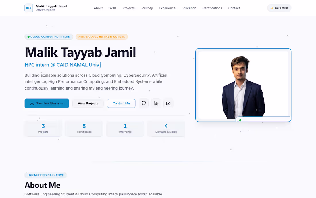Cover image for My personal portfolio website