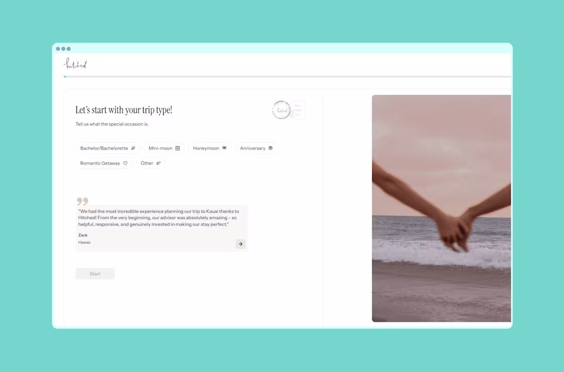 Cover image for Hitched: Honeymoon Booking in 24 Hours via AI