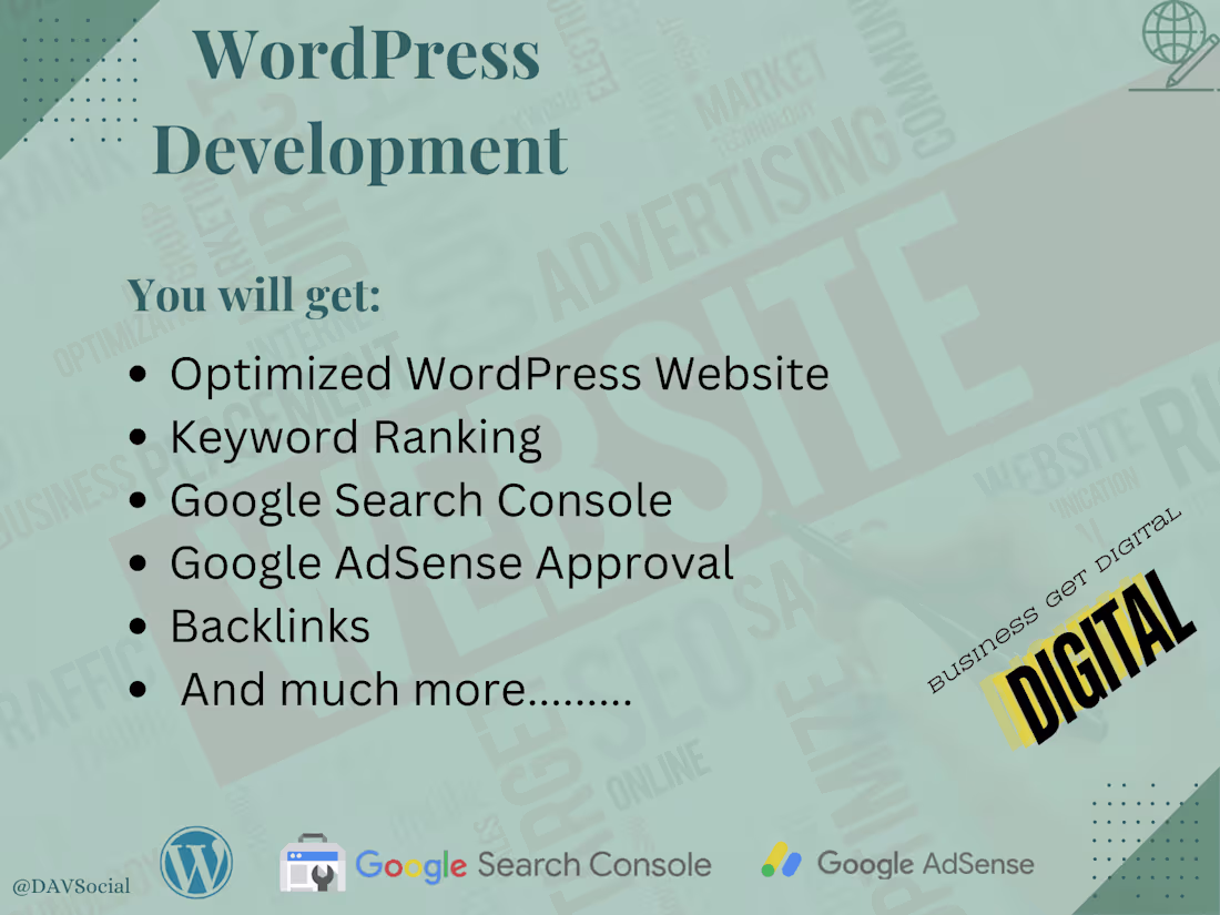 Cover image for You will get Optimized and easy to rank WordPress Website
