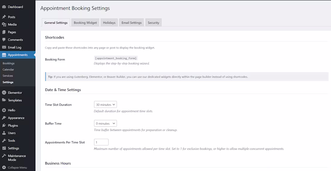 Cover image for Appointment Booking Plugin for Wordpress