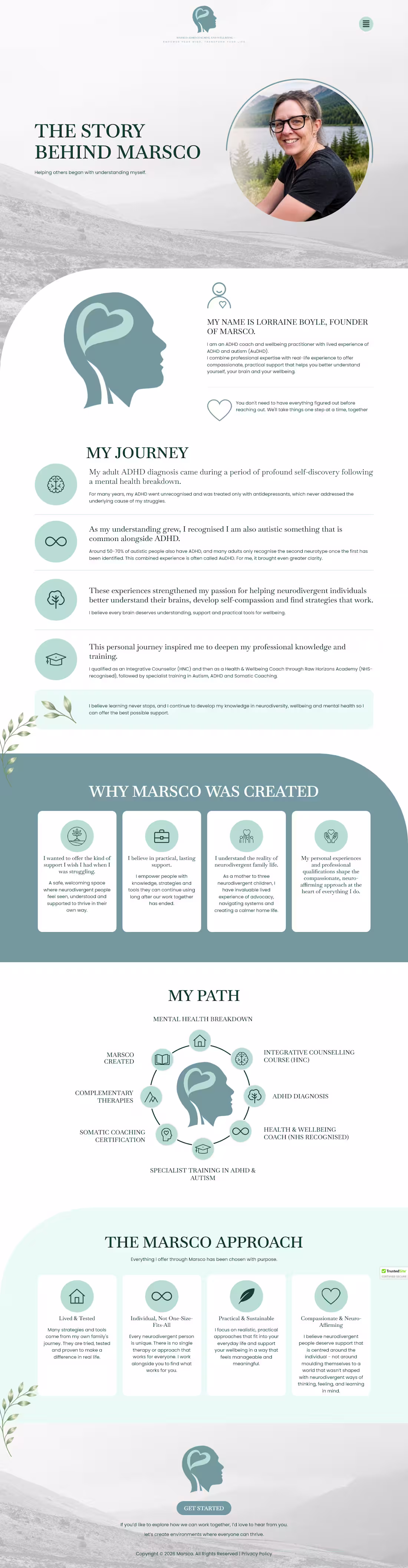 Cover image for Marsco ADHD Coaching & Wellbeing