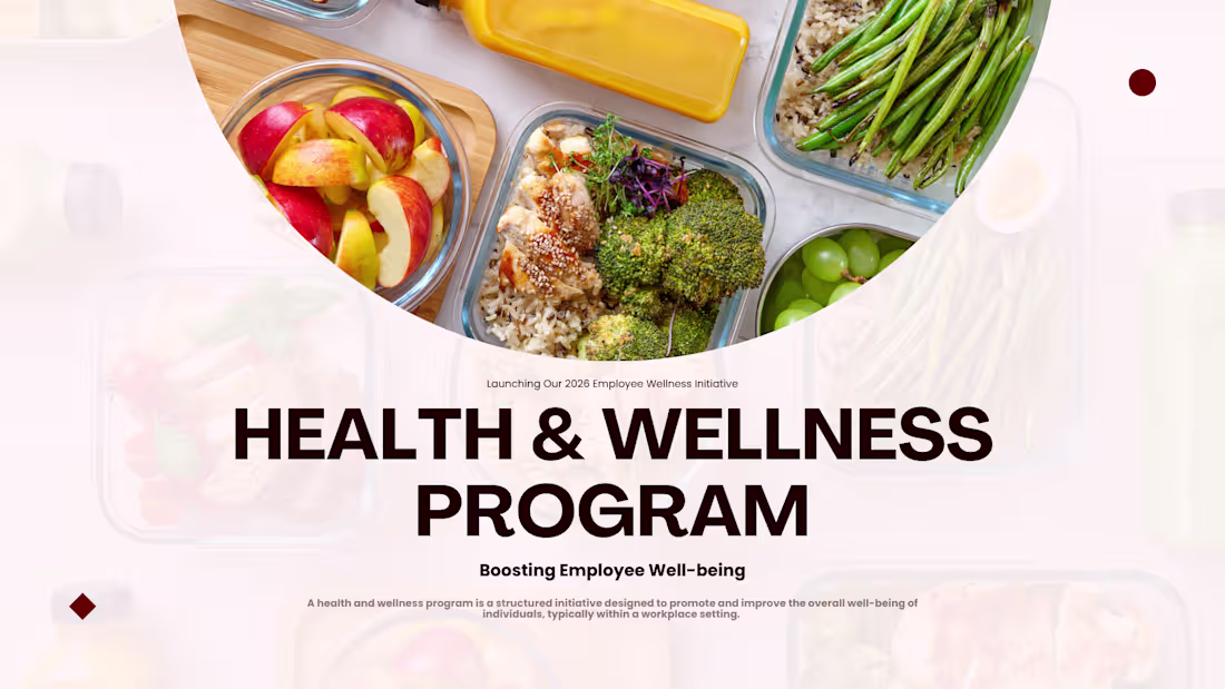 Cover image for Corporate Health & Wellness Program